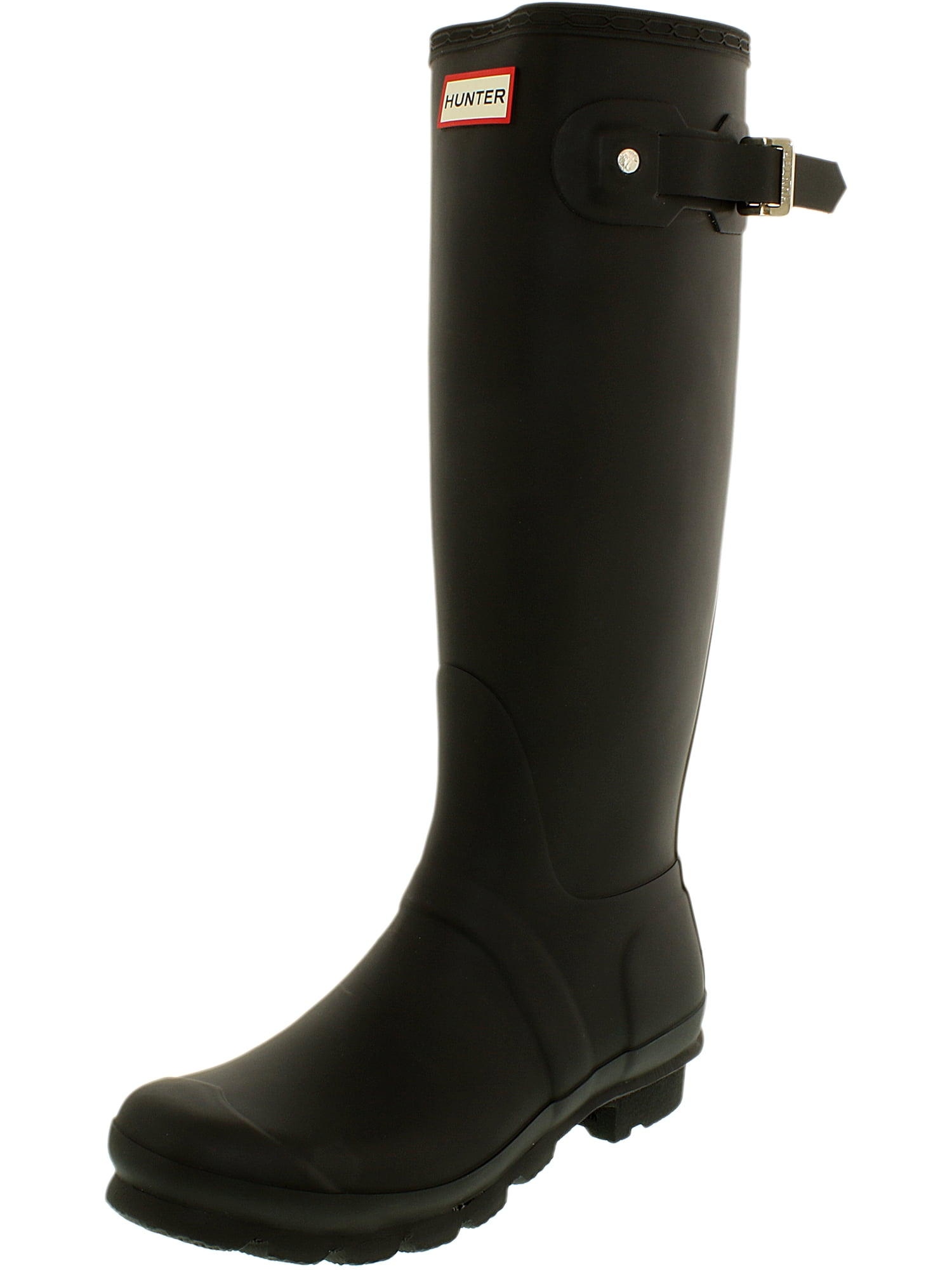 Hunter Womens Original Tall Black Knee High Rubber Rain Boot 6m