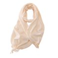 thumbnail image 2 of Lumtrix Fall Winter Scarf Solid Color Tassel Shawl Soft Lofty Feel 76.77 in Unisex Scarf Wrap I One Size, 2 of 5