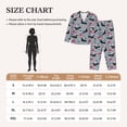 thumbnail image 4 of Wukai Christmas Hat Dachshund Print Women's Pajama Set,PJ Set,Lounge Sets For Women Soft Long Sleeve Sleepwear Comfort and Style-Large, 4 of 7