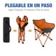 thumbnail image 3 of Silla Plegable de Playa Camping y Exteriores Moderna Comoda naranja, 3 of 9