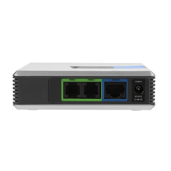 VoIP Internet, Adaptateur de Téléphone Internet Adaptateur de Téléphone 2 Ports Câble SIP RJ45 pour PAP2T
