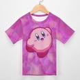 thumbnail image 3 of T-shirt pour Enfants Confortable Mode Été Star Kirby Manches Courtes Décontracté Mode Sport Col Rond T-shirt Doux, 3 of 8