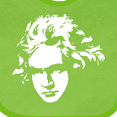 thumbnail image 4 of Inktastic Beethoven Classical Music Composer Boys or Girls Baby Bib, 4 of 4
