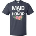 thumbnail image 3 of Inktastic Maid of Honor with Flower Illustration T-Shirt, 3 of 5