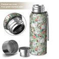 thumbnail image 2 of 20 Oz Maltese Dog and Flower Floral Coffee Tumbler Double Wall Insulated Stainless Steel Water Bottle | Metal Reusable Thermoses Flask with Cup Cap | Leak & Sweat Proof with Anti-Dust Lid, 2 of 7