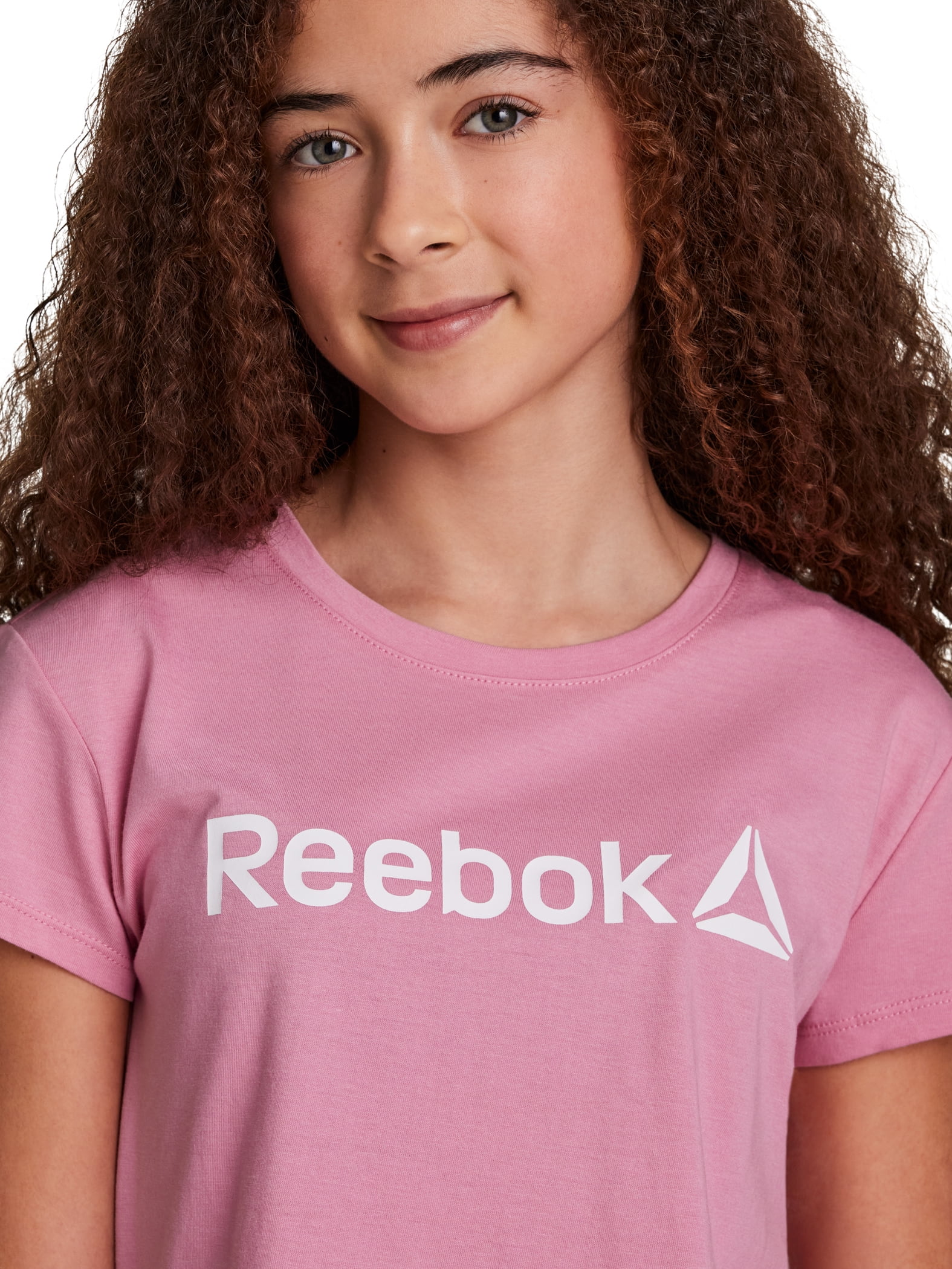 Reebok Girl’s Athletic Identity 2-Pack Short Sleeve T-Shirt, Sizes 4-18