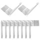 thumbnail image 1 of EXHUMKY 10Ud Globos De Aluminio Plata Para De Eventos Y Celebraciones Festivas, 1 of 7