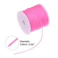thumbnail image 4 of Nylon Cuerda Bricolaje Fabricación Satén Cuerda Artesanía Alambre con Plástico Carrete 147 Pies, Fluorescente Rosa, 3uds, 4 of 4