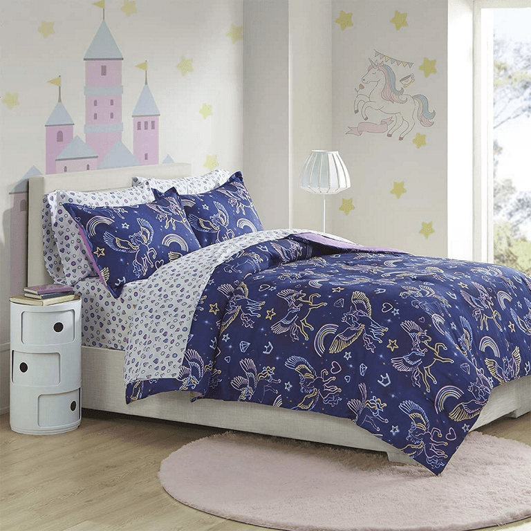 HÄLLESPRING Comforter set, dark blue cooler, Full/Queen - IKEA