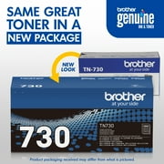 Brother Genuine Standard-yield Printer Toner Cartridge, TN730