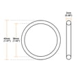 thumbnail image 2 of Unique Bargains O-Rings Fluorine Rubber 36mm x 40mm x 2mm Seal Rings Sealing Gasket, 2 of 2