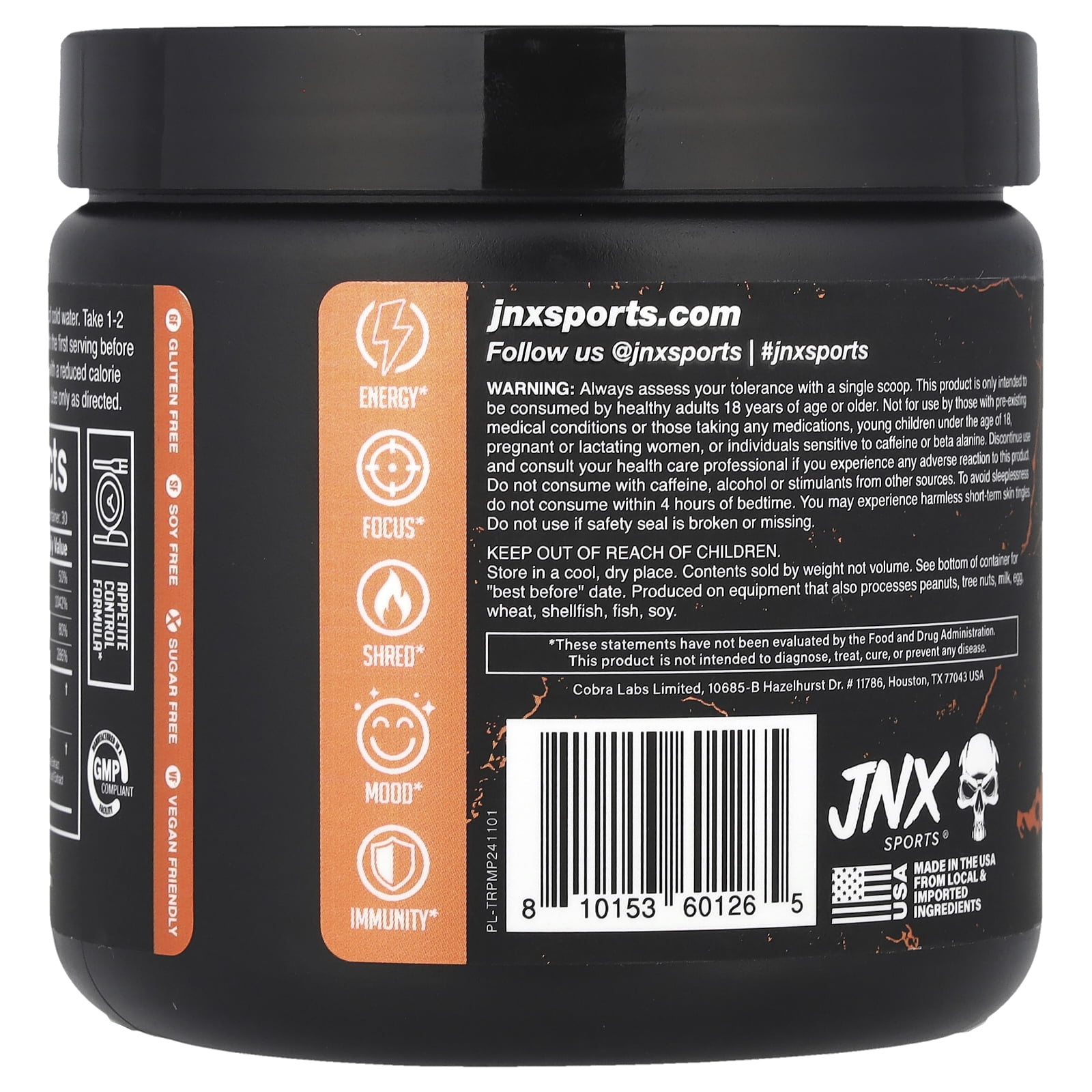 BiBi Fat Burn Spats ブラック 3L ザ・リッパー！Fat Burner、ダークグレープ、150g（5.3オンス）