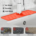 thumbnail image 3 of Silicone Faucet Handle Drip Catcher Tray，Kitchen Guard Silicone Faucet Sink Splash Guard, Sink Faucet Mat, 3 of 5