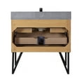 thumbnail image 5 of Helios 36" Single Wood Bathroom Vanity Set in Beige without Mirror, 5 of 8
