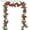 Red, variant on Artificial Rose Vine Fake Flower Garland Fake Silk Rose Hanging Vine, Bendable Rose Flower Garlands, Artificial Silk Wild Roses Vine Hanging Flowers Home Spring Decor - Color B