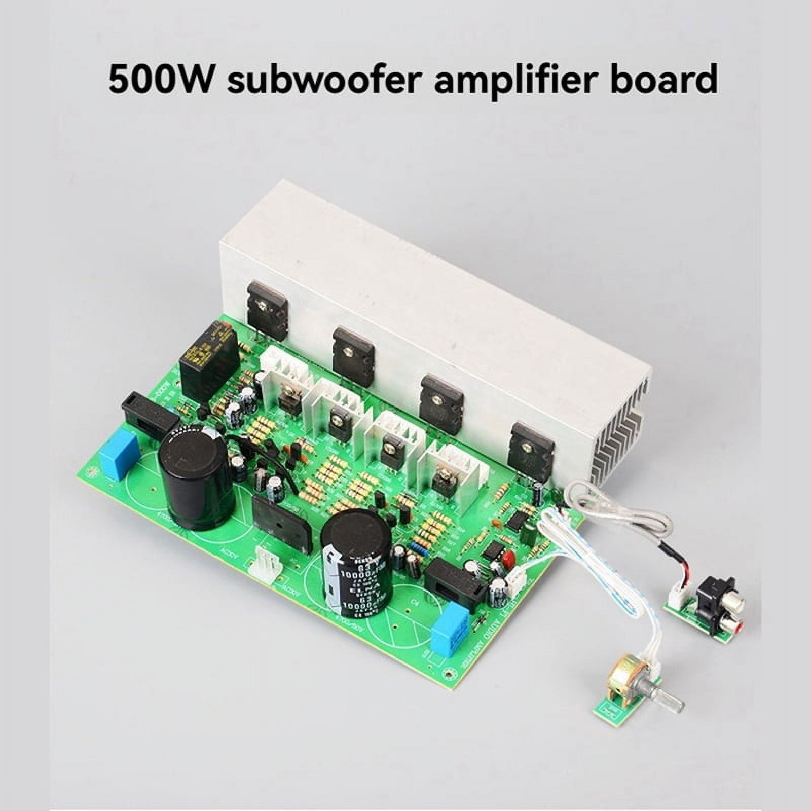 500W A1943/C5200 Highly Power Subwoofer Sound Amplifiers Board AC24-30V Heavy Sound Amplificador Module
