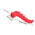 thumbnail image 4 of Luxshiny 2pcs Dog Chew Toy TPR Red Funny Dog Toy Chewing Outdoor Play, 4 of 8