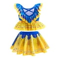 thumbnail image 3 of Maillot de Bain Mirabel pour Filles Encanto Enfants Col Rond Sans Manches Imprimé Mode Nœud Maillot de Bain Deux Pièces, 3 of 4
