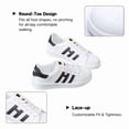 thumbnail image 3 of CHICVOMEY Sneakers for Women Couple Trendy Round Toe Low Top Lightweight Comfy Anti-Slip Mens Sneakers for Daily Outing School Weekend Walking, 3 of 9