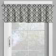 thumbnail image 4 of Ambesonne Abstract Valance & Curtain, Intricate Circular Shapes, 55"x45", Charcoal Grey Eggshell, 4 of 7