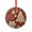 Pattern-2, variant on Fall Thanksgiving Floral Pumpkin Glitter Cute Gorgeous Glam Brunt Orange Ornament Holiday Present Ideas Thanksgiving Autumn Wildflowers Crystal Glass Christmas Decor with Holiday Design