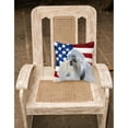 thumbnail image 2 of Carolines Treasures BB9666PW1818 Shih Tzu Patriotic Fabric Decorative Pillow  18H x18W multicolor, 2 of 2