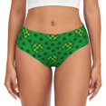 thumbnail image 1 of Fotbe St Patrick's Day5 Calzones Estampados para Mujer – Ropa Interior de Algodón, Cómoda, Suave y Elástica-X-Large, 1 of 6
