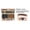 D, variant on Natural Eyebrow Powder Makeup Set - 2 Tone Eyebrow Shaping Kit with Brushes, Long-Lasting, Water-Resistant, Sweatproof, Soft Natural Finish, Compact Mirror Included, Daily Use, Holiday Gift 1PC*1