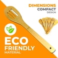 thumbnail image 3 of Juego de utensilios de cocina con pala de bambú ecológico, 3 of 5