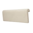 thumbnail image 3 of Cojín de cabecera de esponja suave con soporte para almohada individual, ideal para dormitorios y oficinas. Blanco, 3 of 9