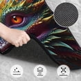 thumbnail image 3 of Vsdgher Colorful Dragon Head Profile Car Foot Mat Set of 4 Pieces Universal Floor Liner Car Accessories Fits Most Cars, Trucks, Vans, sedans, SUV, 3 of 7