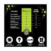 Great Explorations Glowing 3D Solar System Lifetime Glow Toys, 1.2 lb, 240 Count