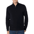 thumbnail image 6 of SOMER Men's Sweater Quarter Zip Mock Neck Sweaters for Men Slim Fit Long Sleeve Pullover Sweatshirts for Men Casual Lightweight Polo, 6 of 7