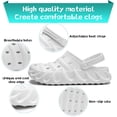 thumbnail image 2 of Cyiecw Unisex Garden Clogs Slip-on Garden Shoes Lightweight Beach Sandals Slippers for Women and Men, 2 of 6