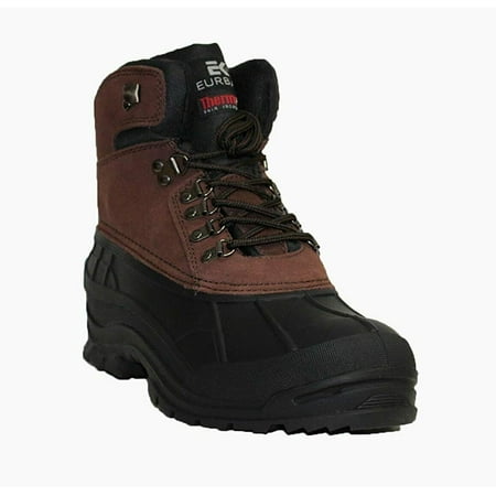

Eurbak Mens Waterproof Outdoor Winter Boot Adult Brown 12 M US