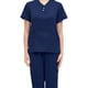 thumbnail image 4 of Conjunto de uniforme exfoliante para mujer, traje lavable a máquina con cuello en V, cintura elástica, ropa de trabajo para enfermera, ropa de trabajo SG, 4 of 5