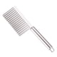 thumbnail image 2 of Cortador de patatas de acero inoxidable | Cuchillo para cortar verduras corrugado | Mango ergonómico de acero | Cuchilla ondulada para verduras, patatas, frutas, carne | Resistente a la oxidación, 2 of 7