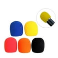 thumbnail image 4 of 5pcs/lot Universal Mic Accessories Foam Cover Handheld Microphone Windshield Sponge Cap Ball Shape Microphone Windscreen for KTV Karaoke DJ, 4 of 8