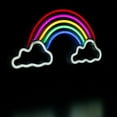 thumbnail image 4 of Northlight LED Rainbow and Clouds Neon Lighted Wall Art - 15.75", 4 of 7