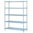 thumbnail image 1 of Design Ideas MeshWorks 5-Tier Metal Storage Shelving Unit Rack, Sky Blue, 1 of 6