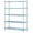 Sky Blue, variant on Design Ideas 5 Tier Mesh Shelving Unit, Silver