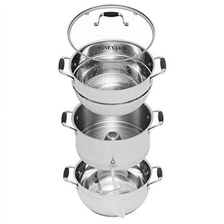VINEYARD Deluxe Stainless Steel Steam Juicer By Roots & Branches