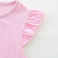 thumbnail image 4 of Hiijoy Toddler Girls Summer Outfits Horse Print Ruffle Tank Top Shorts Set, Sizes 3-4T, 4 of 8