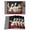 Black, variant on Chef Placemats Set of 6, Cartoon Cute Watercolor Cooking Red Black Placemats for Dining Table, Place Mats for Kitchen Tabletop, Waterproof Wipeable Dining Table Mats Set