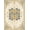 Mustard Ivory Blue, Pattern 16, variant on ODIKA 8'x10' Washable Area Rug Non-Slip Chair-Friendly Mat Farmhouse Stripes Distressed Border Scroll Motif Boho Vintage Flowing Dynamic for Dining Room, Large Office, Lounge