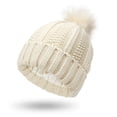 thumbnail image 1 of Elastic Ribbed Knit Hat For Hair Protection Protects The Hairstyle With A And Elastic Satin Knit Hat That Is Loose And Warm, 1 of 1