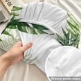 thumbnail image 4 of Twin Sze Fitted Sheet Set - Summer Tropical 2 Piece Bedding Sets 16" Deep Pocket Fitted Sheet with 1 Pillowcase, Pastoral Palm Trees Botanical Leaves Brushed Microfiber Hotel Luxury Bed Sheets, 4 of 9