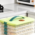 thumbnail image 5 of 8X Caja de Albóndigas Caja de Almacenamiento Refrigerador Congelación de Albóndigas Congelación de Caja de Albóndigas de Congelación Rápida Verde, 5 of 5