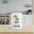 thumbnail image 2 of Funny Dinosaur Mug Cup,Rawa Means I Love You in Dinosaur Ceramic Mug-11oz Coffee Milk Tea Mug Cup,Gifts For Dinosaur Lovers Boys Kids Teens,Funny Dinosaur Gag Gift, 2 of 5