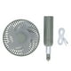 thumbnail image 2 of Ventilador Portátil De Mano, Suministro De Viento Súper Ancho, Soporte Retráctil, Cabezal De Agitación Automática, Ventilador De Escritorio Plegable Con Batería Recargable, 2 of 7